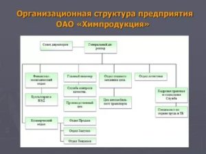 Как правильно описать организационную структуру предприятия