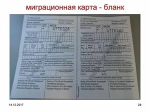 Где взять бланк миграционной карты казахстан
