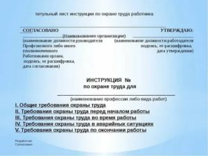 Должностные инструкции по охране труда надо ли утверждать с профсоюзом