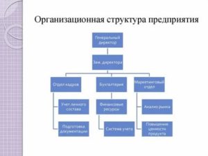 Как правильно описать организационную структуру предприятия