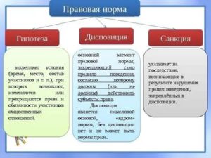 Гипотеза санкция диспозиция тгп примеры