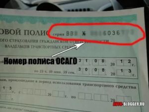 Если в страховке осаго не указан номер авто