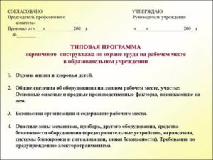Должностные инструкции по охране труда надо ли утверждать с профсоюзом